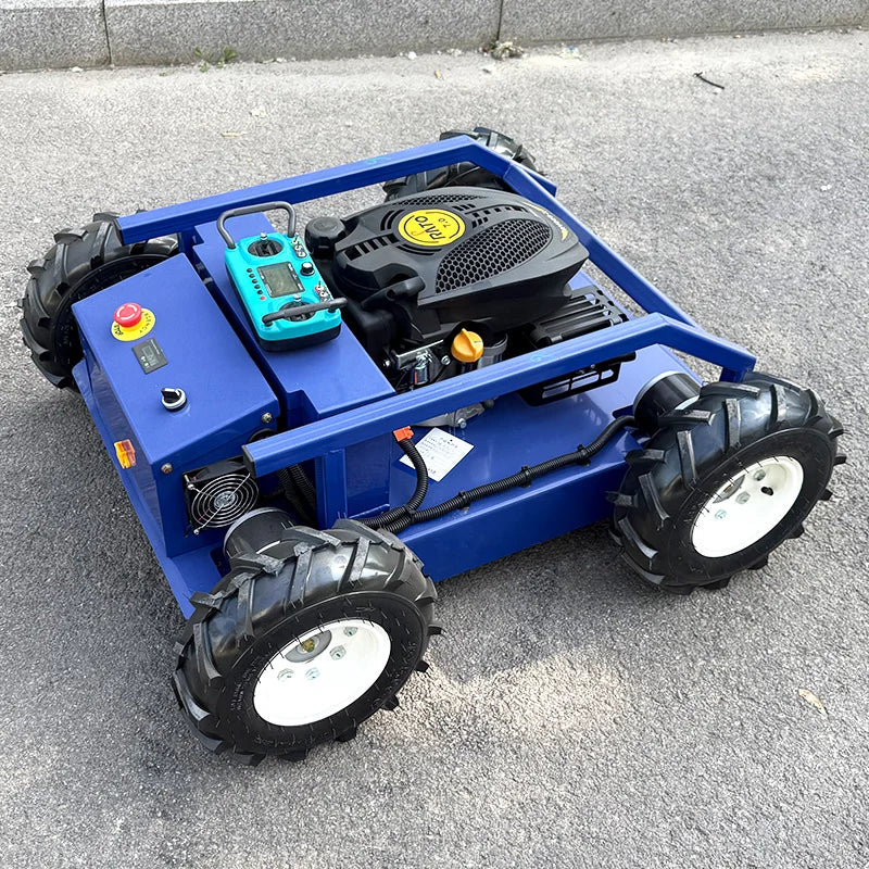 CustomizedRemote Control Lawn Mower Brush Cutter Engine Lawn Mower Caterpillar Lawn Mower