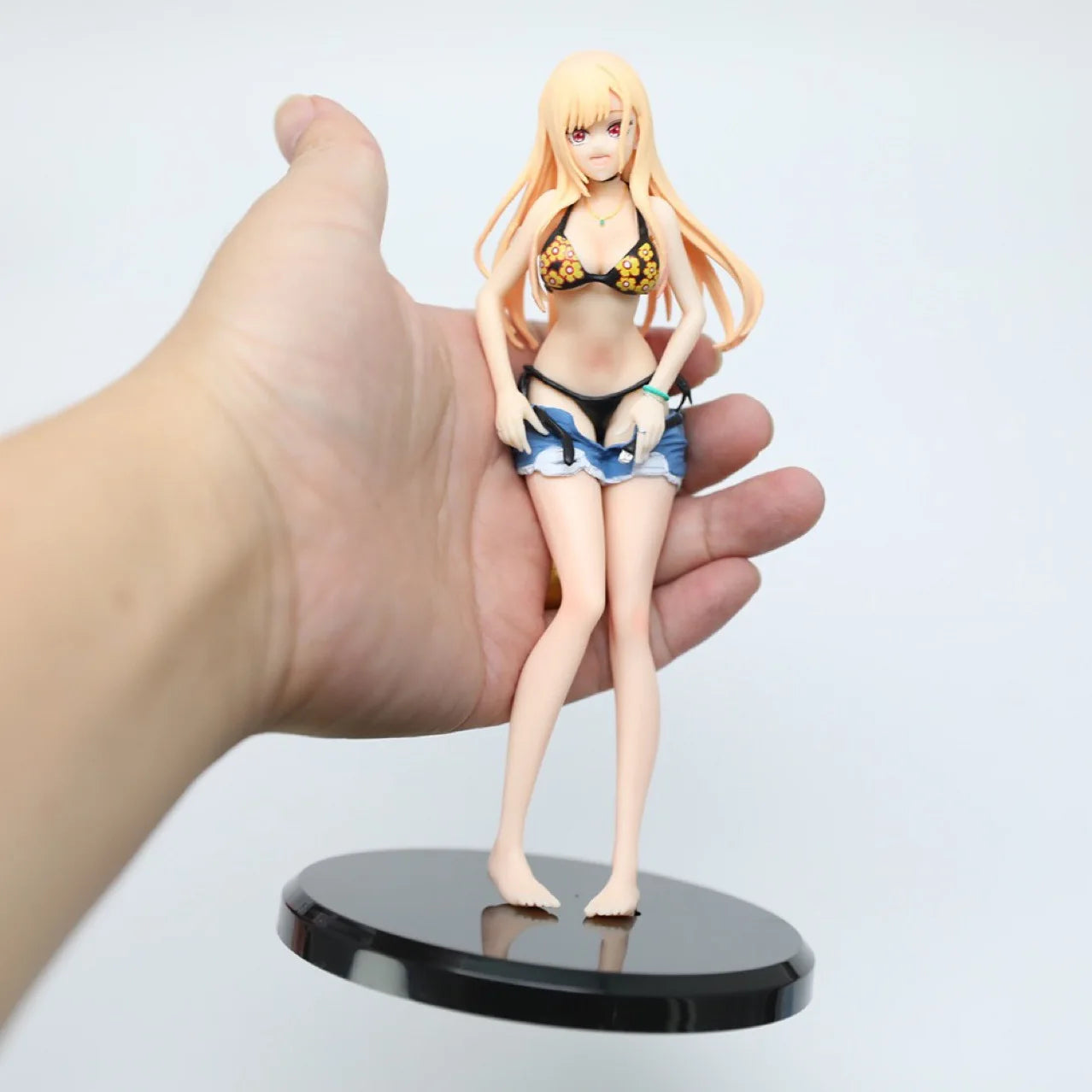 23cm My Dress-Up Darling Marin Kitagawa Swimsuit Anime Girl Figure Marin Kitagawa Bikini Action Figure Adult Sexy Model Doll Toy