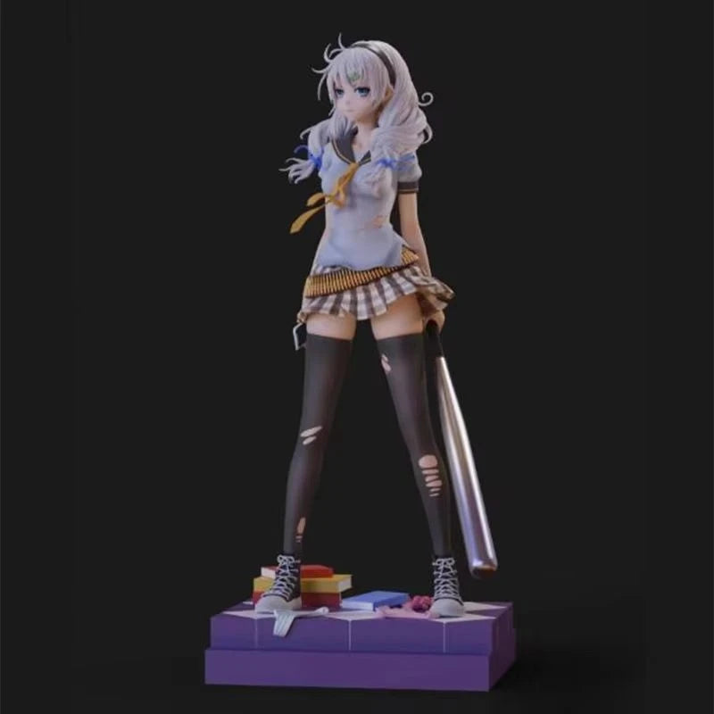 Hongkai Impact 3 Characters Kiana Kaslana Characters Kawaii Game Peripheral Statue Model Desk Decoration Toys Birthday Gift