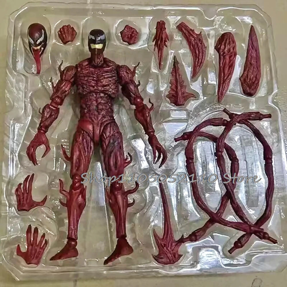 SHFiguarts Venom Red Venom Carnage Action Figure Shf Venom 2 Let There Be Carnage Anime Figure Model Toy Birthday Gifts Doll