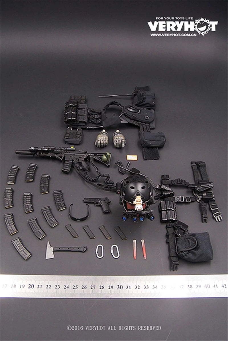 1/6 Scale Veryhot VH1048 Complete Set U.S. Navy SEAL Night Operations Combat Uniform Clothes 12 Inches Collection