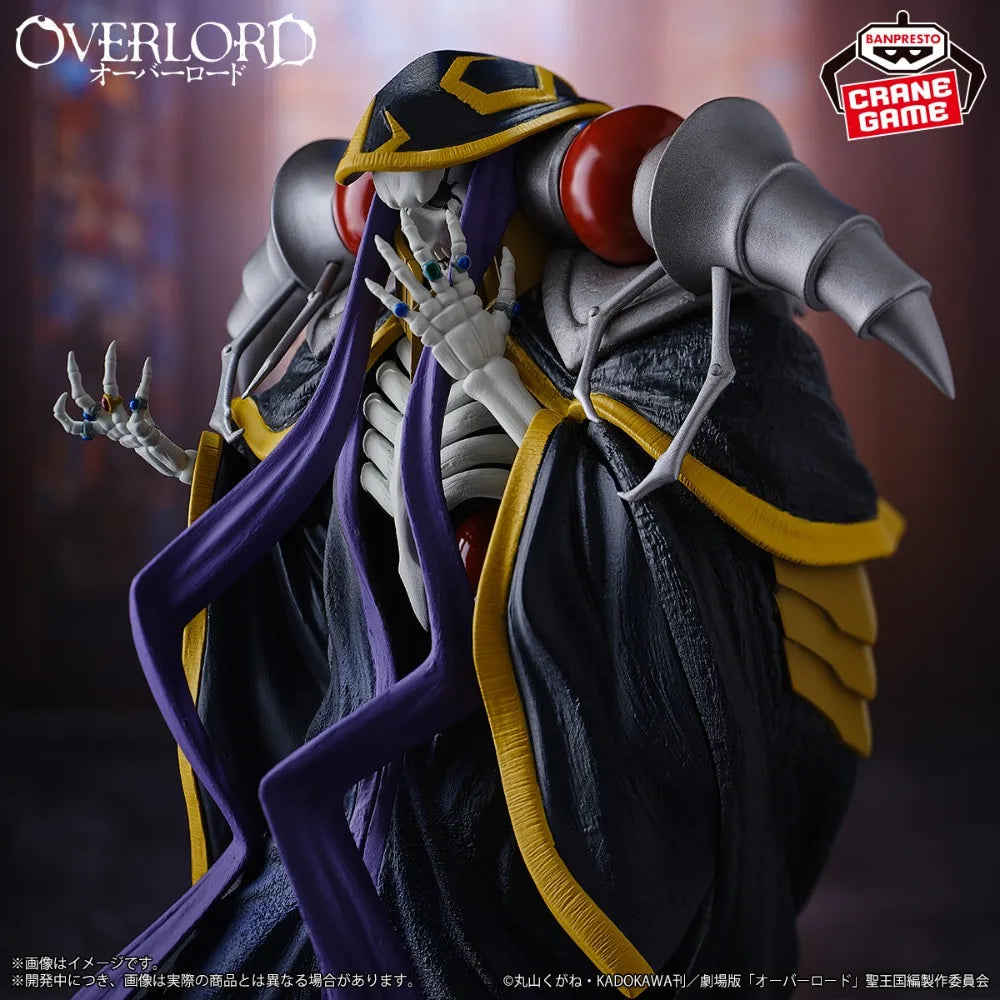 In Stock Bandai Original Genuine Banpresto Anime Overlord IV Ainz Ooal Gown 22cm Collection Model Toy Figures Birthday Gift