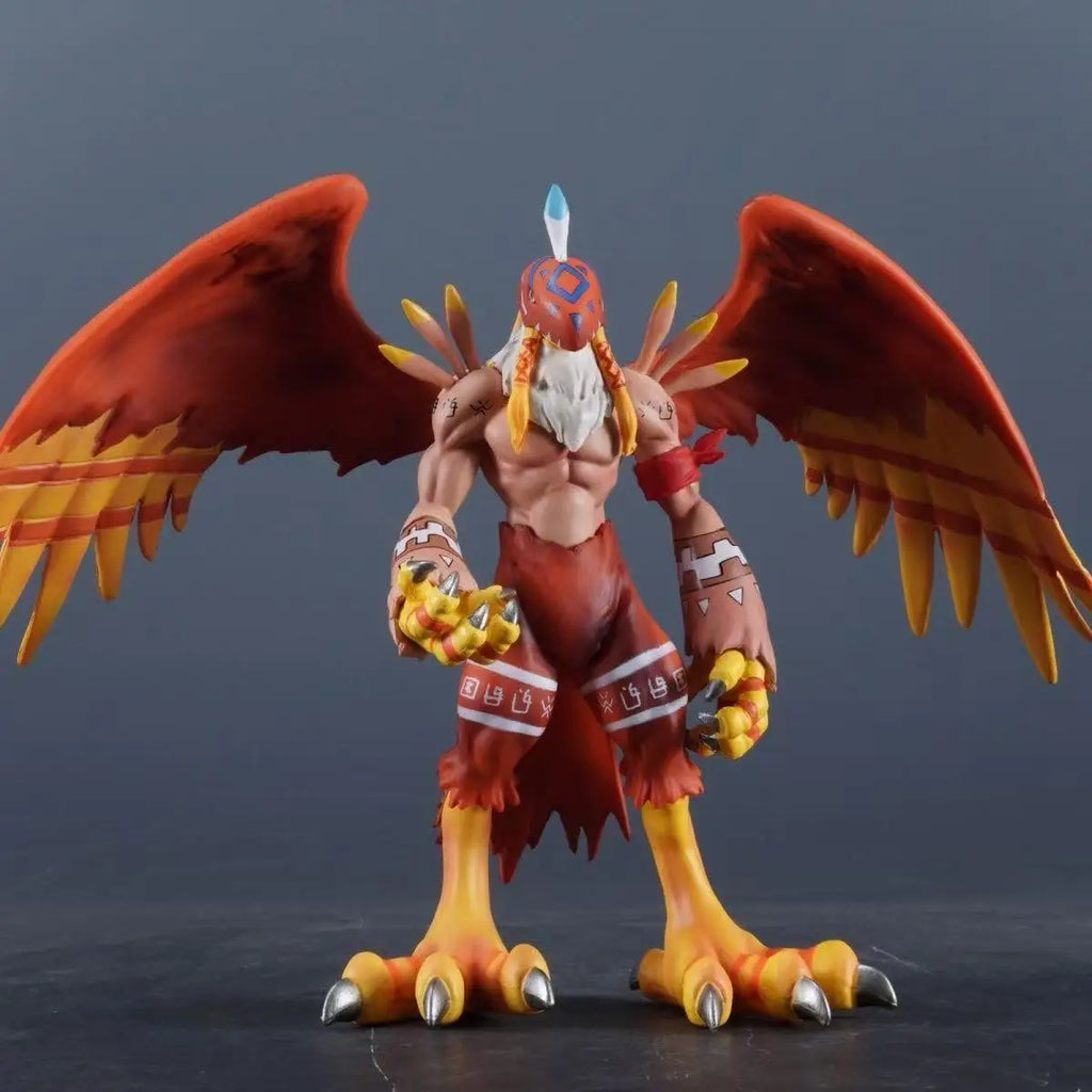 18 см Аниме Digimon Adventure Фигура Garudamon Екшън Фигурка PVC Статуя Колекция Модел Играчки Подаръци