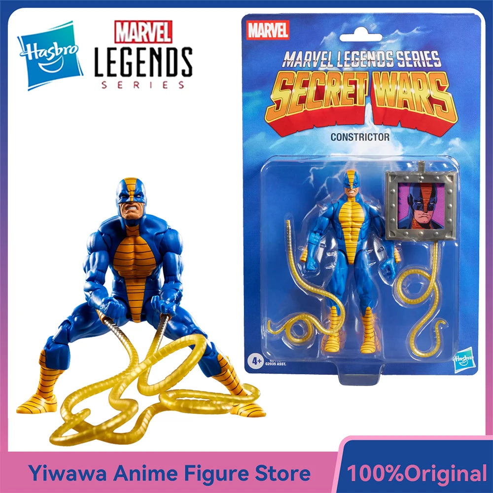 Original NEW Hasbro Marvel Legends Series Secret Wars Constrictor 15cm Collectible Anime Action Figure Model Toys