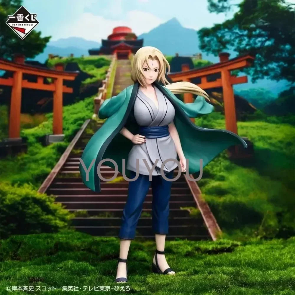 Original BANDAI Ichiban Kuji NARUTO Shippuden Legendary Sannin Jiraiya Orochimaru Tsunade Naruto Uzumaki Action Figure