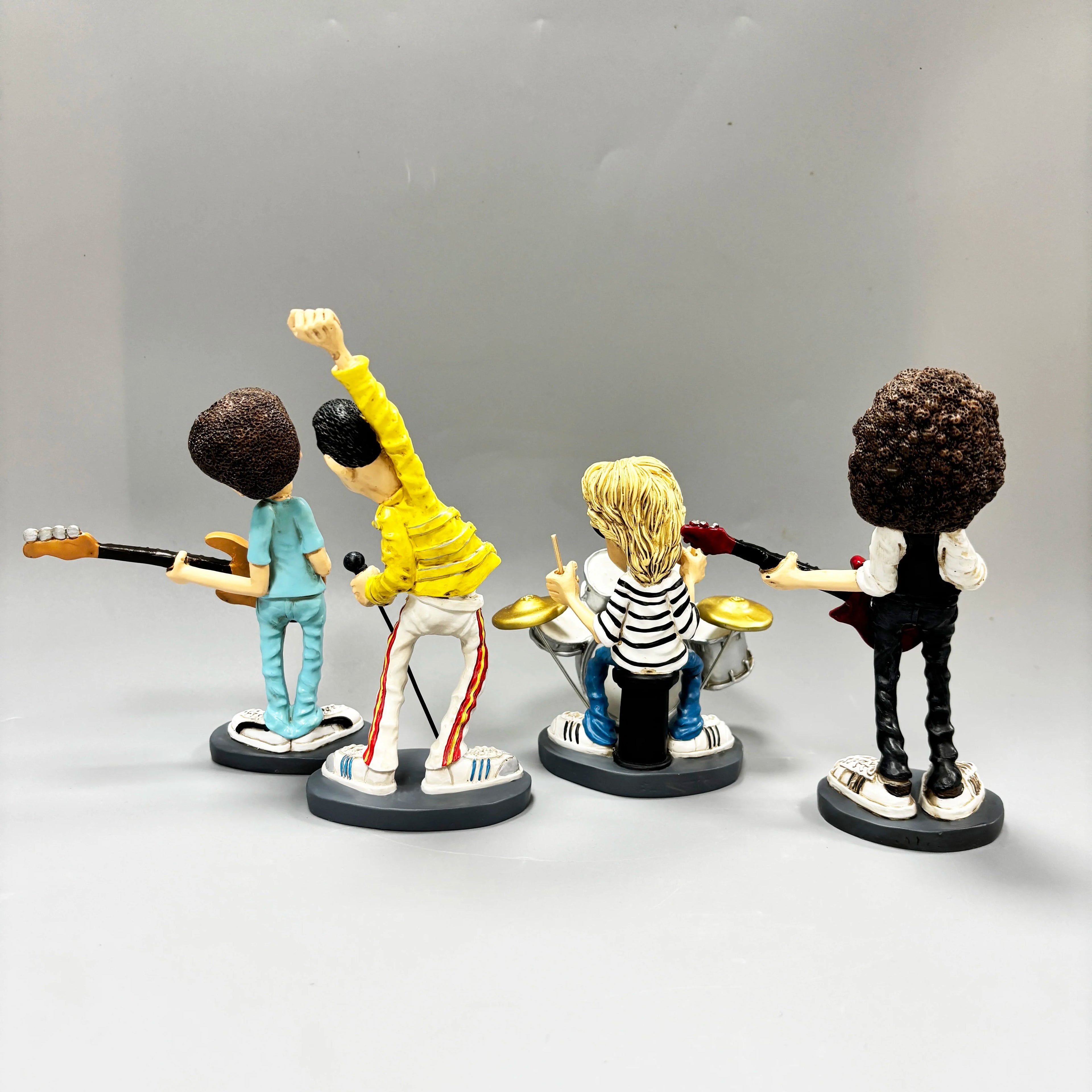 Classic Nostalgic Queen Figure Statue Resin  Music Figure Queen Series Home Collectable Figurine