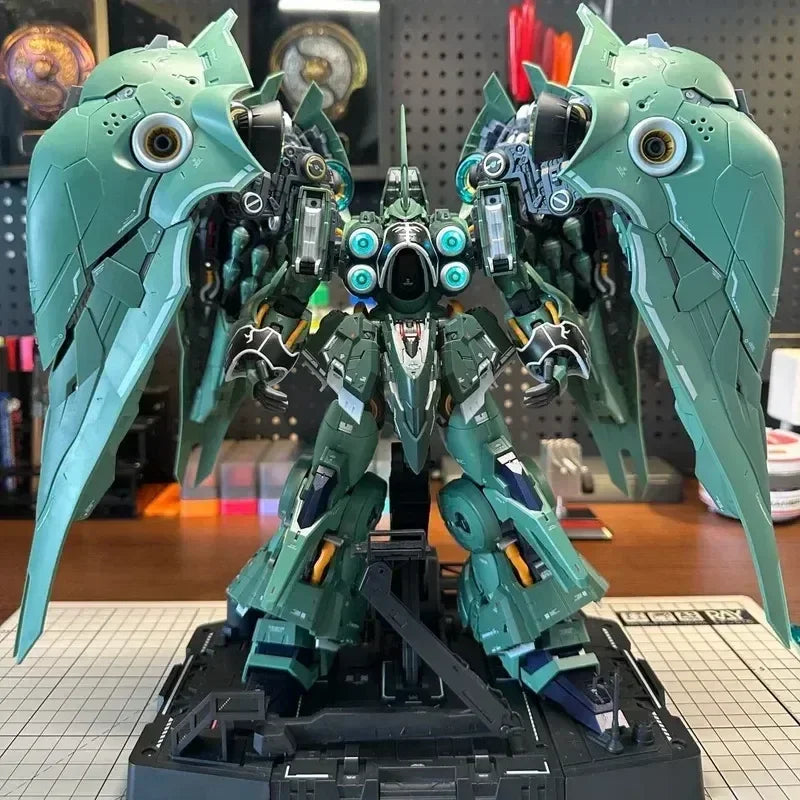 Osiris Aerial Dominator Mecha Toy 1/100 Scale LED Lighting Movability Collectible Action Figure for Aerospace Model Works