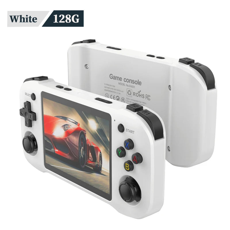 R46H Retro Handheld Console Classic Game 4.2 inch HD IPS Screen Portable Video Player MAX 128G 29K Game R36H R36S