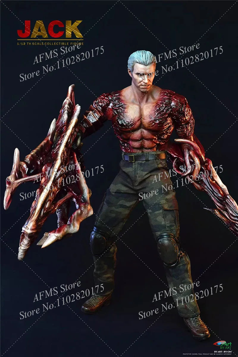 BY-ART BY-G04 1/12 Scale Collectible Figure Jack Major Villain Doll Full Set 6Inch Men Soldier Action Figure Model Toys