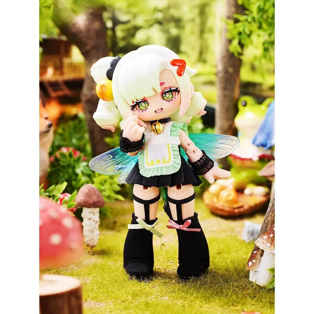 Genuine Kukaka Insect Cafe Series 12 Points Bjd Blind Box Action Figure Trendy Model Toy Kawaii Room Decor Birthday Gift
