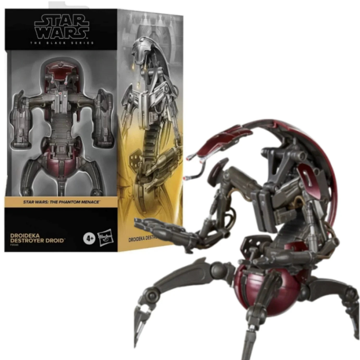 Star Wars the Black Series 6 Inch Droideka Destroyer Droid Anime Action Figure Collectible Toy Model Gift for Fans F9546