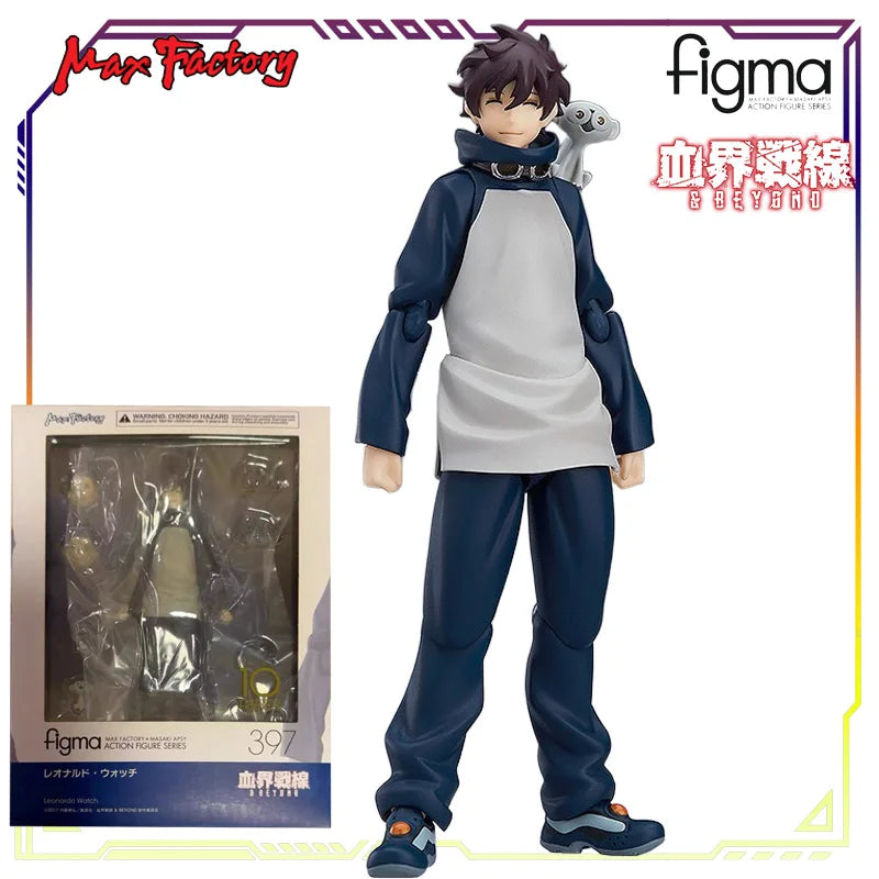 Max Factory Original Figma KEKKAI SENSEN Series Klaus V. Reinhertz Anime Action Figure  Model Toys Movable Model Gifts Fo Boys