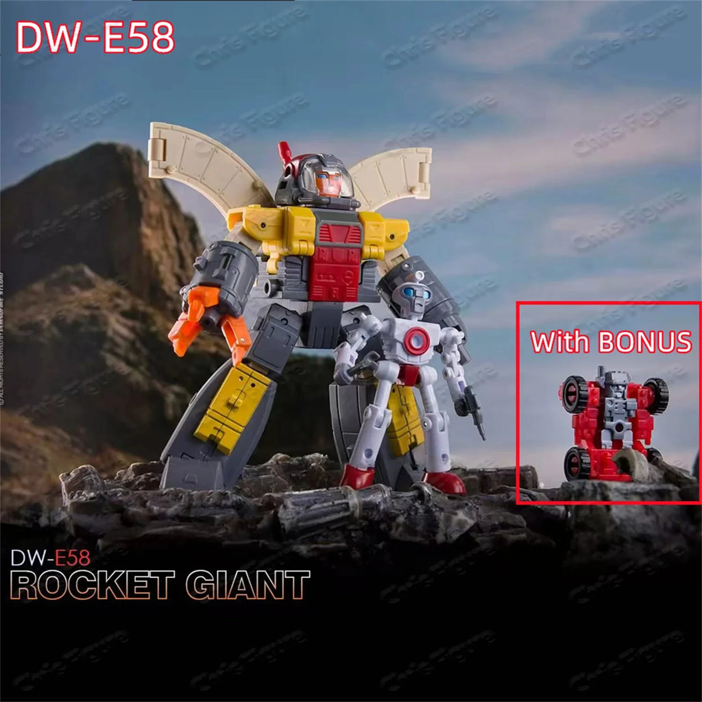 【In Stock】Dr.Wu Transformation DW-E58 SP Rocket Giant Omega Mini Action Figure Collectible Robot Toy With Box