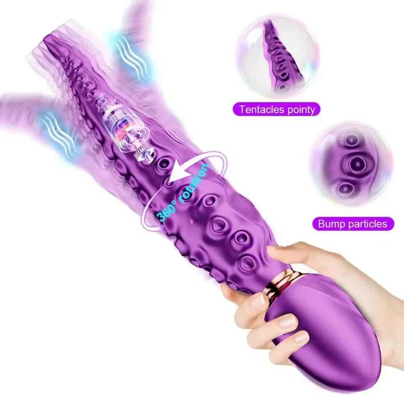 Vibrating Realistic Monster G-spot Dildos Octopus Vibrator Wit 10 Powerful Mode Adult Sex Toys For Women Anal Vagina Stimulation