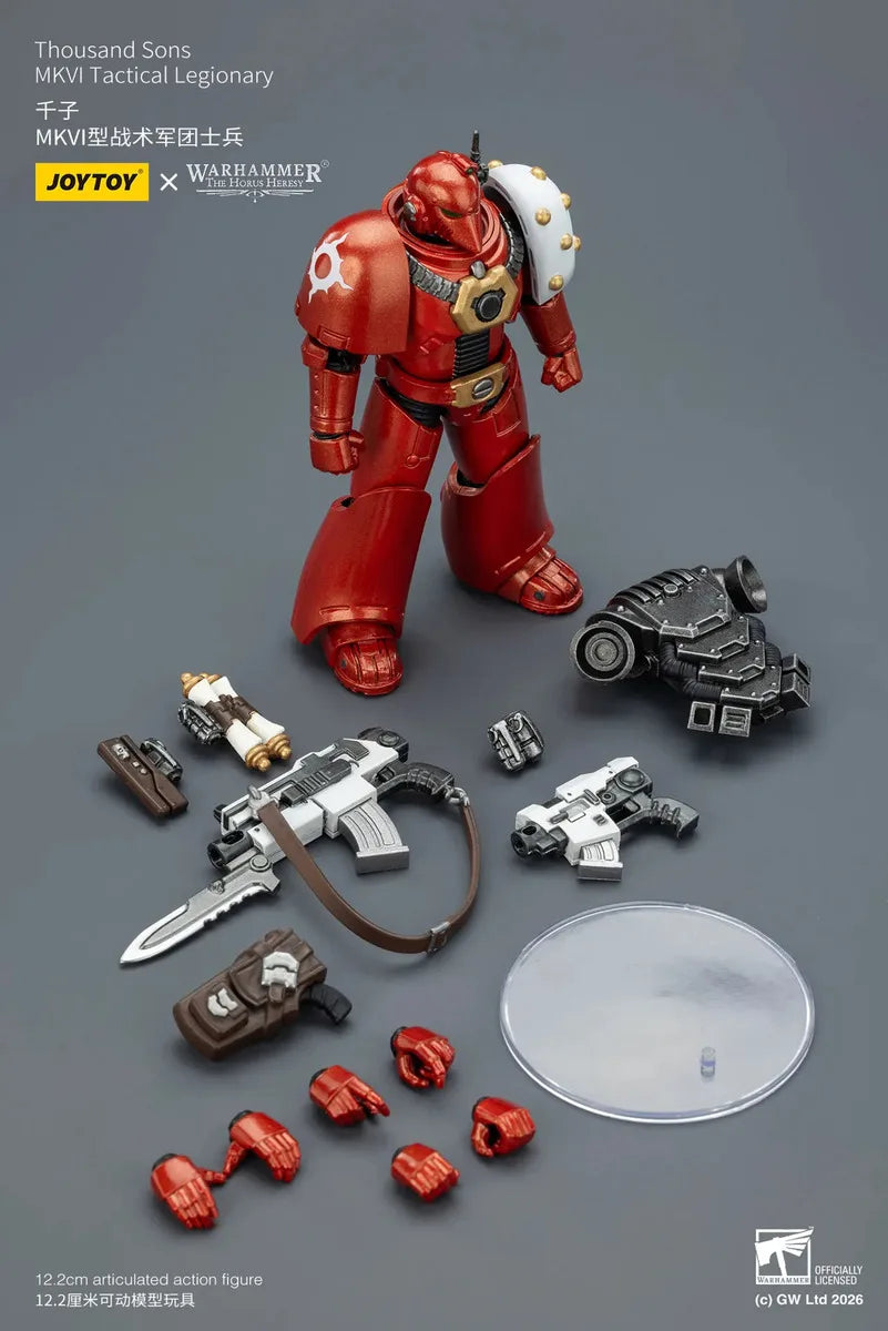 JOYTOY Warhammer 40000/40k The Horus Heresy Thousand Sons MKVI Tactical Legionary Action Figure Doll Decoration Collection Model