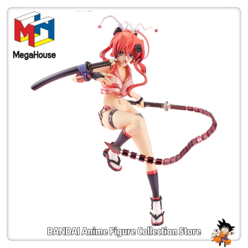 In Stock Original MegaHouse EXCELLENT MODEL Samurai Girls Yagyu Jubei 1/8 20cm Anime Figures Model Toy Ornament Statue Gift