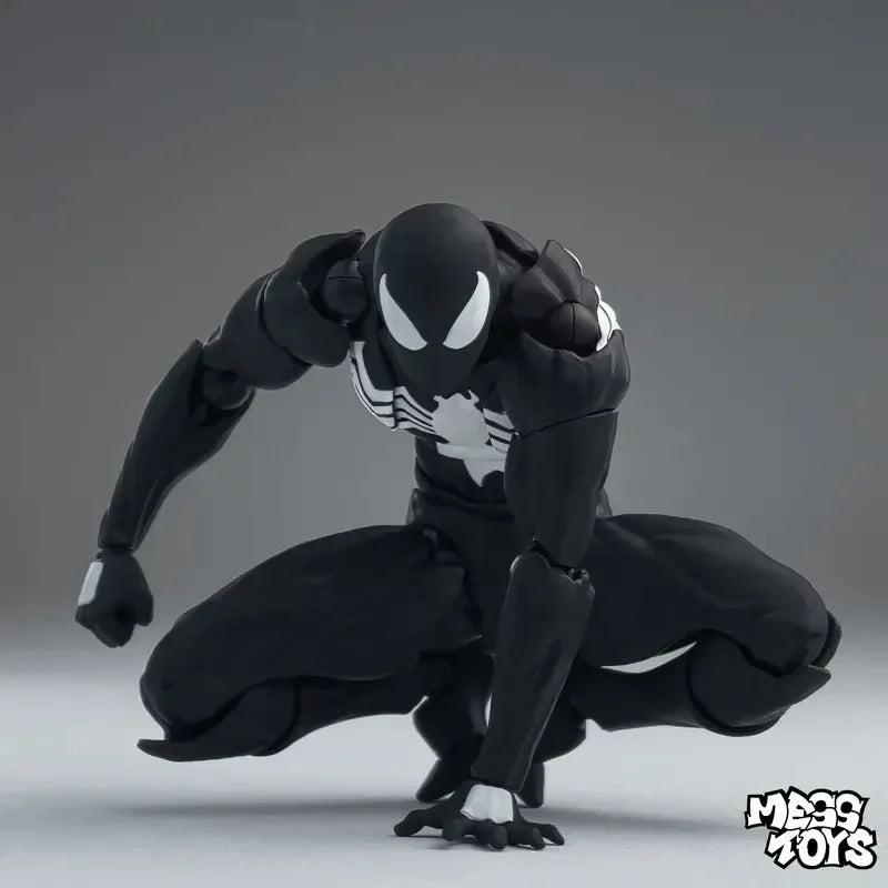 Auf Lager Mess Toys Spinnenfigur Schwarzer Anzug Nachbar Symbiote Scarlet Spider Kaine Parker Schwarz Rote Spinne Actionfigur Spielzeug