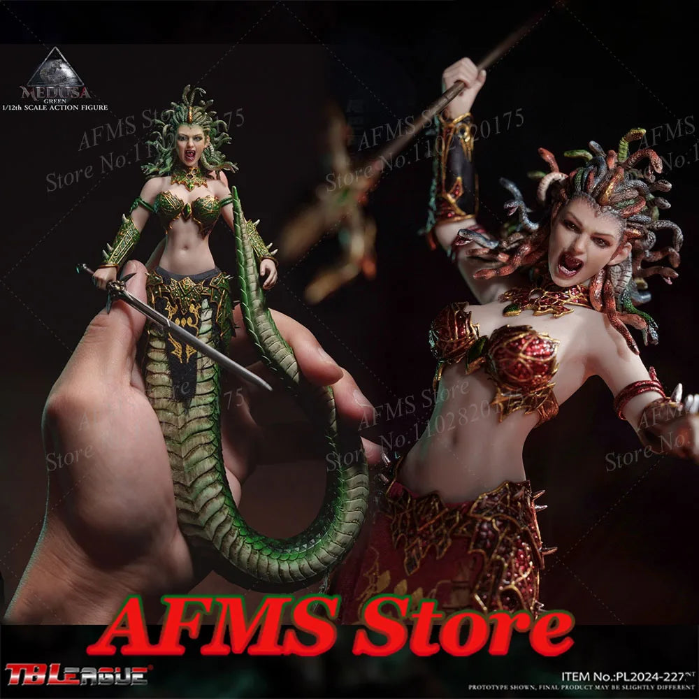 TBLeague PL2024-227 1/12 Scale Collectible Figure Medusa Greek Mythical Snake Haired Witch 6" Women Soldier Action Figure Model