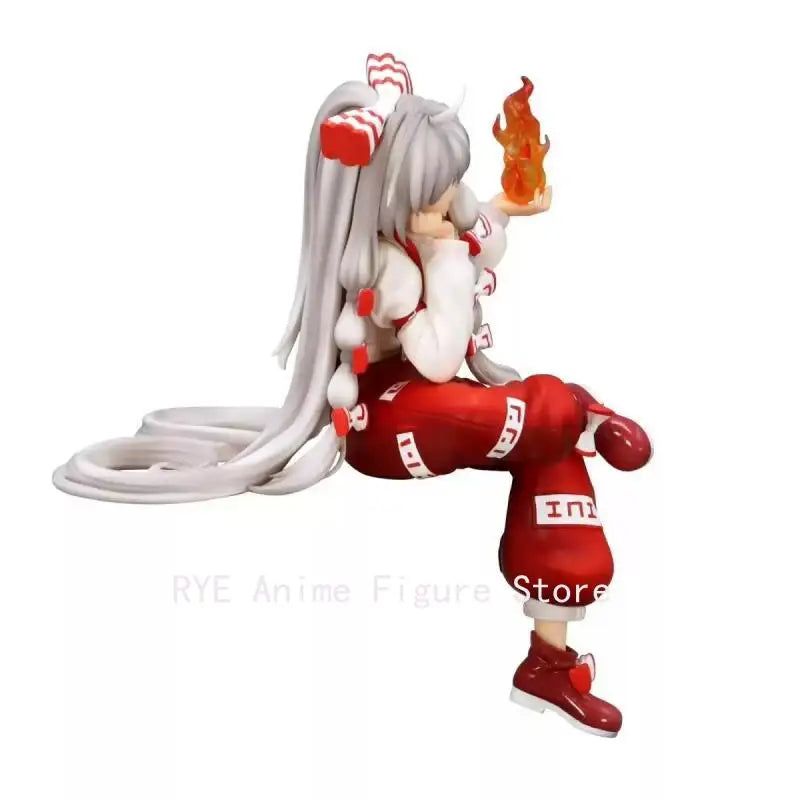 Genuine Furyu Touhou Project Noodle Stopper Figure Fujiwara No Mokou In Stock Original Anime Figure Model Collector Figurine Toy