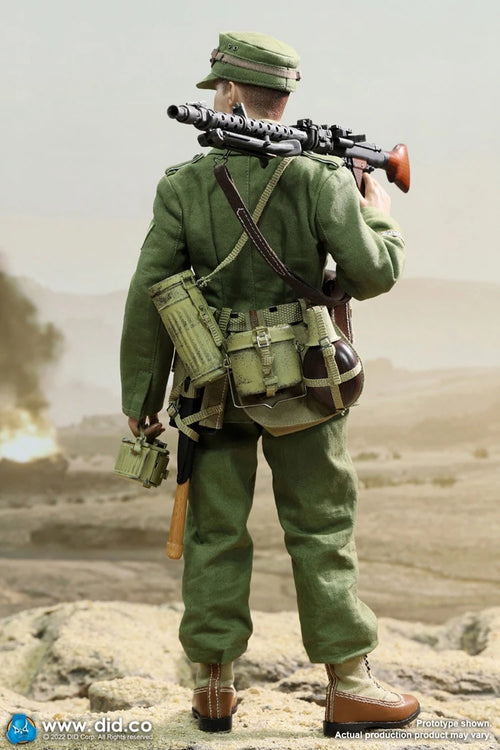 1/6  Action Figures Model DID D80158 Africa Corps MG34