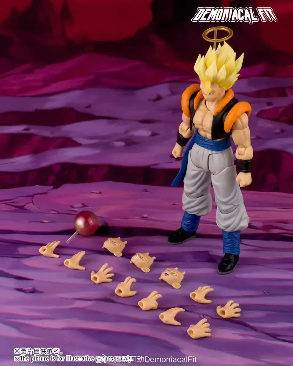 In Stock Dragon Ball Demoniacal Fit SHF 18cm Vegeta Movable PVC Action Figure Model Toys