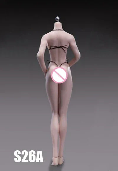 TBL S04 S01 S19 1/6 Female Super-flexible Body Doll Phicen Stainless Steel Skeleton Suntan Pale Large/small Breast Action Figure
