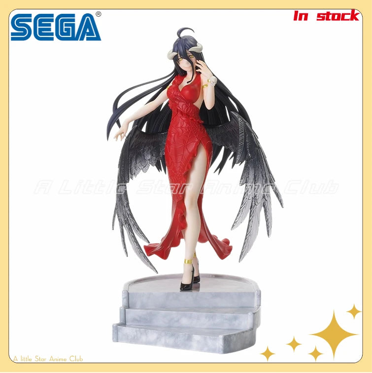 In Stock Original SEGA OVERLORD Albedo Anime Figures Model Collection Toys Gifts