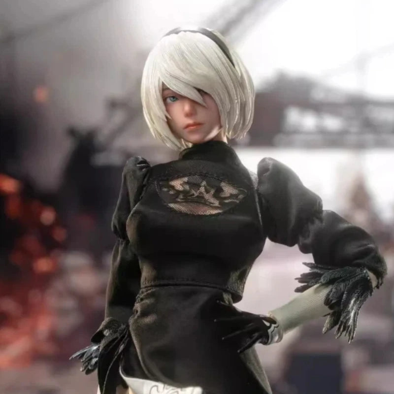 Mttoys019 Nier 2b 1/6 Scale 12 Collectible Action Figure Full Set Women Soldier Adventure Game Doll  Adult Figure Collectors
