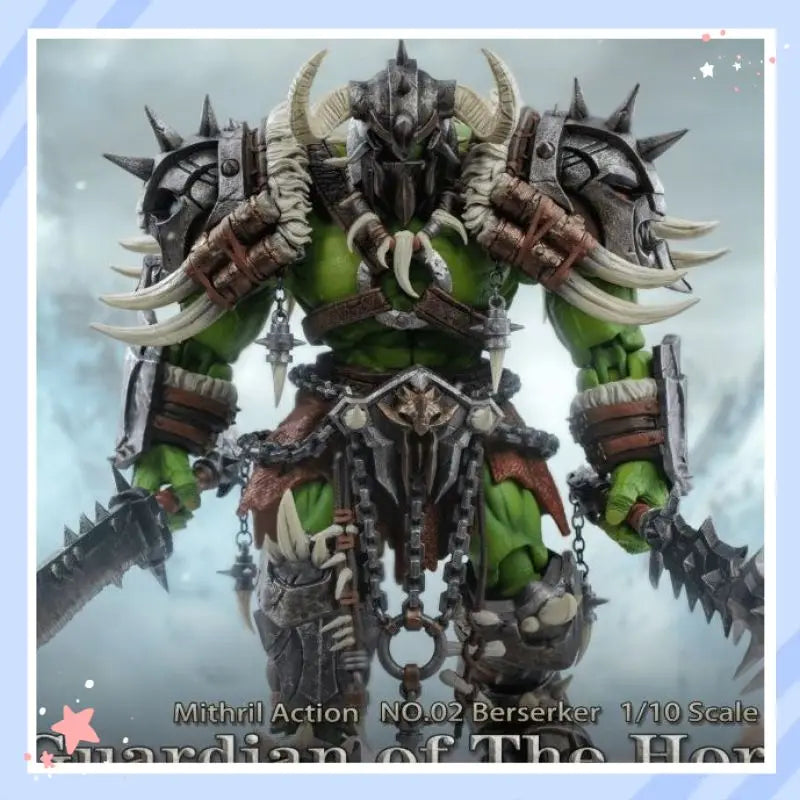 Mithril No.02 Orc Berserker Action Figure 1/10 Scale Poseable Guardian Of The Horde Collectible Model Gift For Collectors