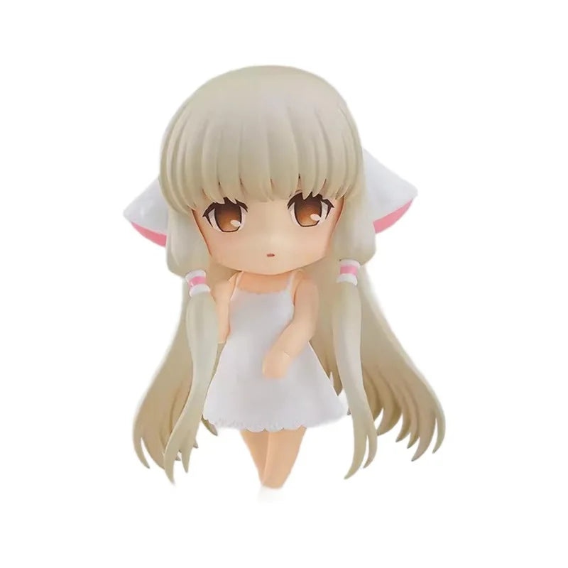 Anime Chobits Chi 2053 Q Version Movable Interchangeable Face Boxed Action Figure Desktop Ornament For Anime
