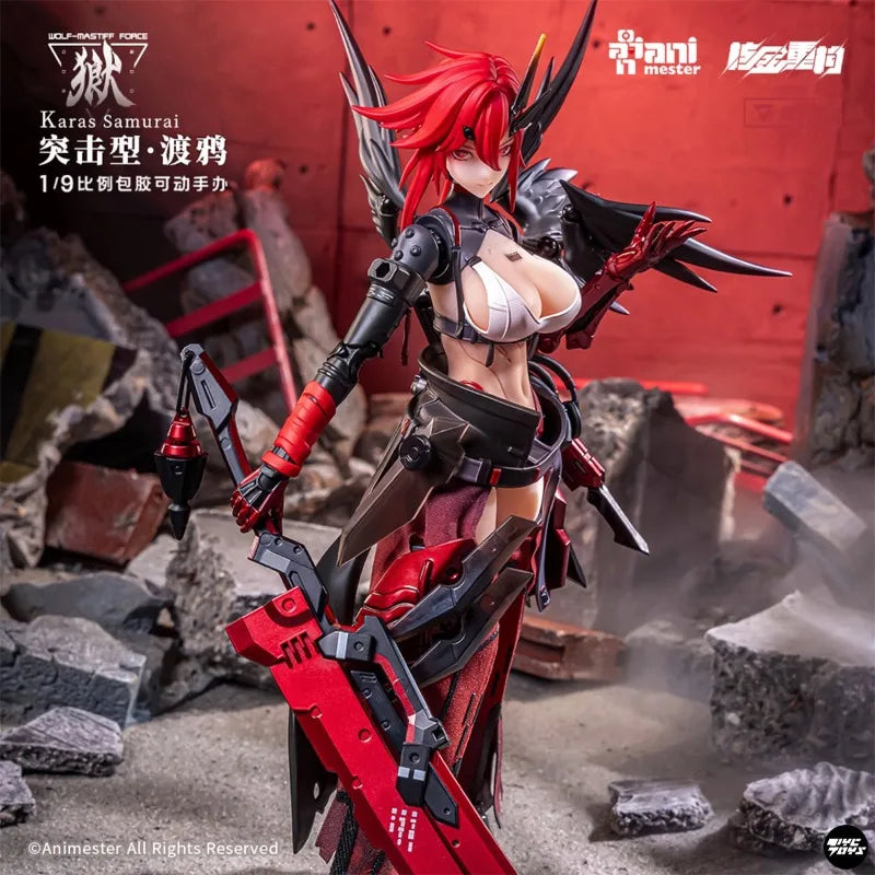 In Stock, Original [TYCTOYS] Nuclear Gold Reconstructed Damanji Wolf Dog Troop Assault Raven 1/9 Movable Figure Collection Gift