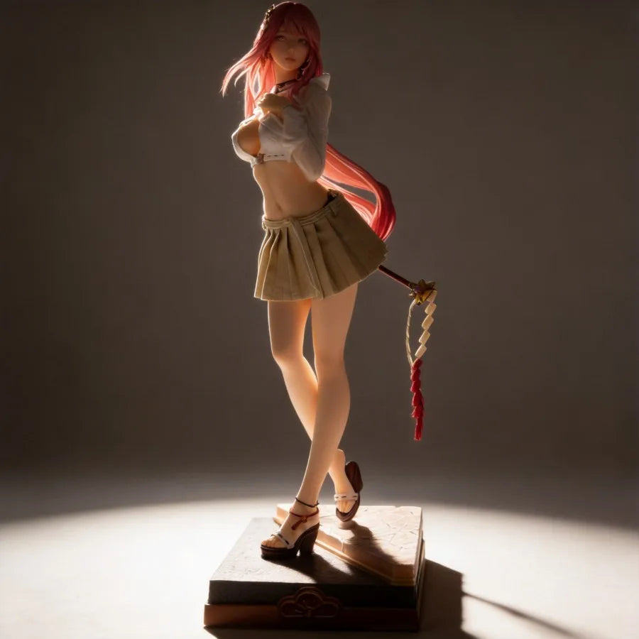 Genshin Impact Yae Miko Swimsuit Version 1/4 Scale GK Figure 49cm Anime Collection Model Decoration Gift Asai