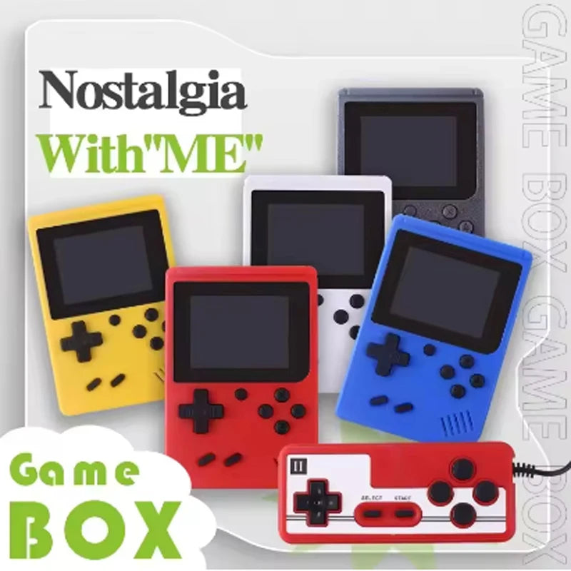 500-in-One Classic Mini Handheld Console for Children and Students: A Nostalgic Macaron-Style Handheld Game Console