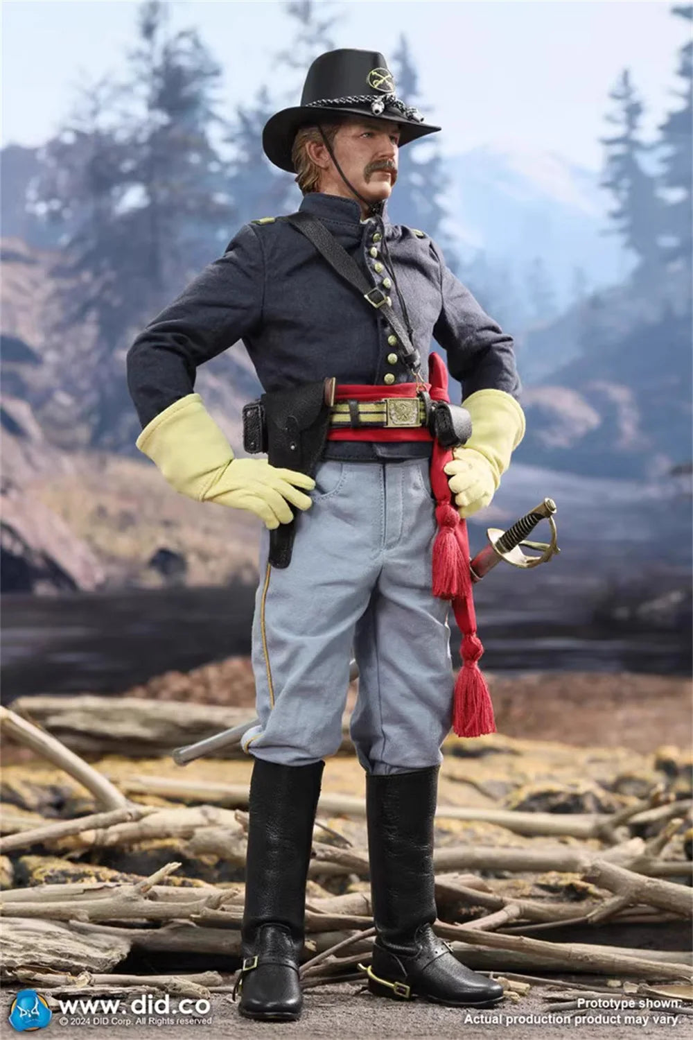New Arrival 1/6 DID NS80175 US. Civil War Battle Soldier Doll General John Full Set Moveable Action Figure Gift For Fans Collect