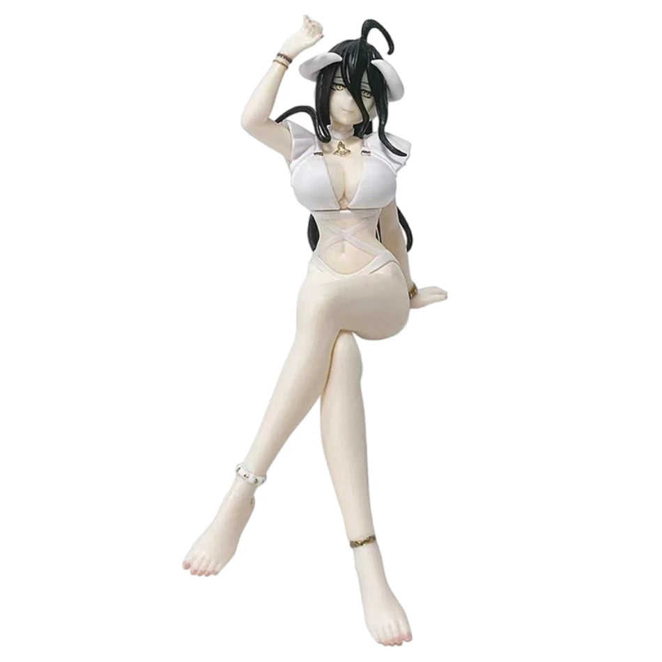 11-16cm Overlord Albedo Bunny Girl Swimsuit  PVC Anime Action Figures Model Collection Ornament Anime Cartoon Model Toy Gift