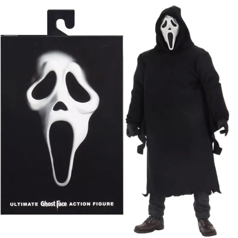 Original Ghost Face Action Figure NECA 41372 Ultimate Figuras 7-Inch Collection Movable Model Ornament Anime Peripheral Gift