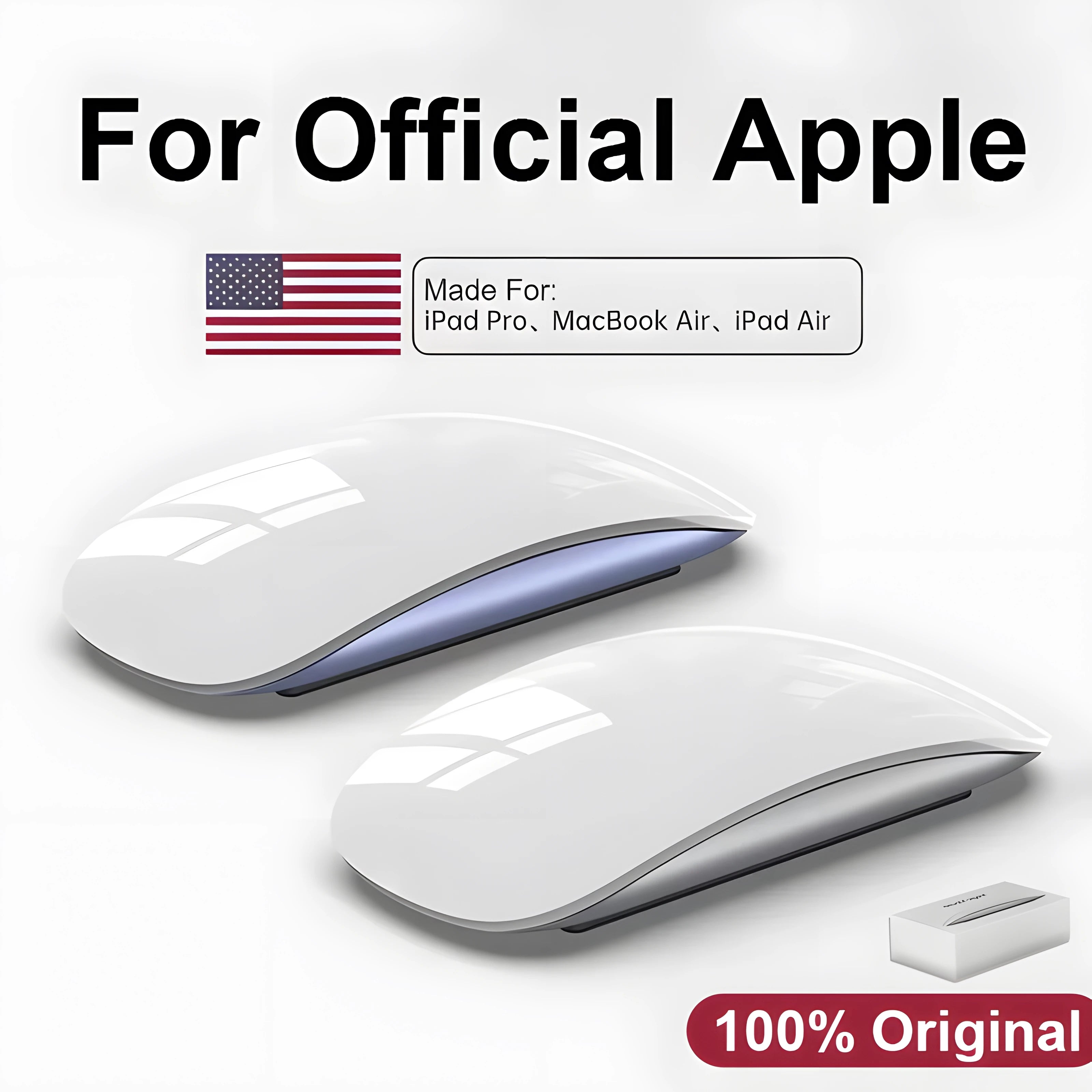 Original offizielle für APPLE Magic Wireless Mouse Bluetooth 5.0 für Macbook Pro Air Mini Laptop Tablet PC iPad Multi-Touch-Maus