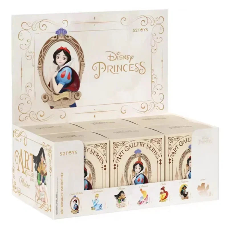 Disney Princess Art Bust Series Anime Action Figures Art Gallery Collection Decoration Statue Desk Ornament Toys Birthday Gift