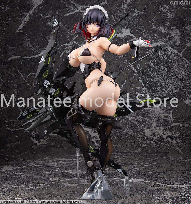 AmiAmi x AMAKUNI Original Meido-Busou: Javelin 1/7 PVC Action Figure Anime Model Toys Collection Doll Gift