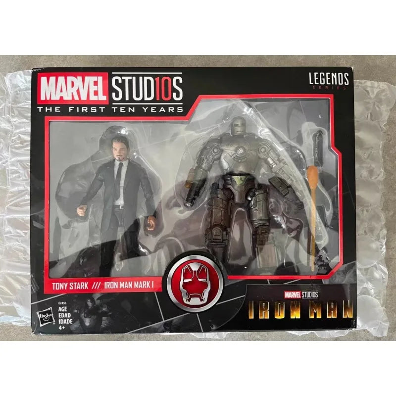 Original Marvel Legend Series MARVEL STUDIOS TONY STARK IRON MAN MARK 1 Action Figure Toys Model Gift