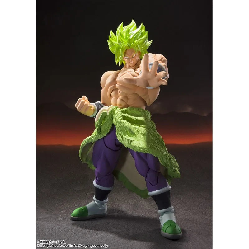 Original BANDAI S.H.Figuarts Dragon Ball Z Broli Broly Action Figure Toys PVC Model Collection Anime Figurine Doll