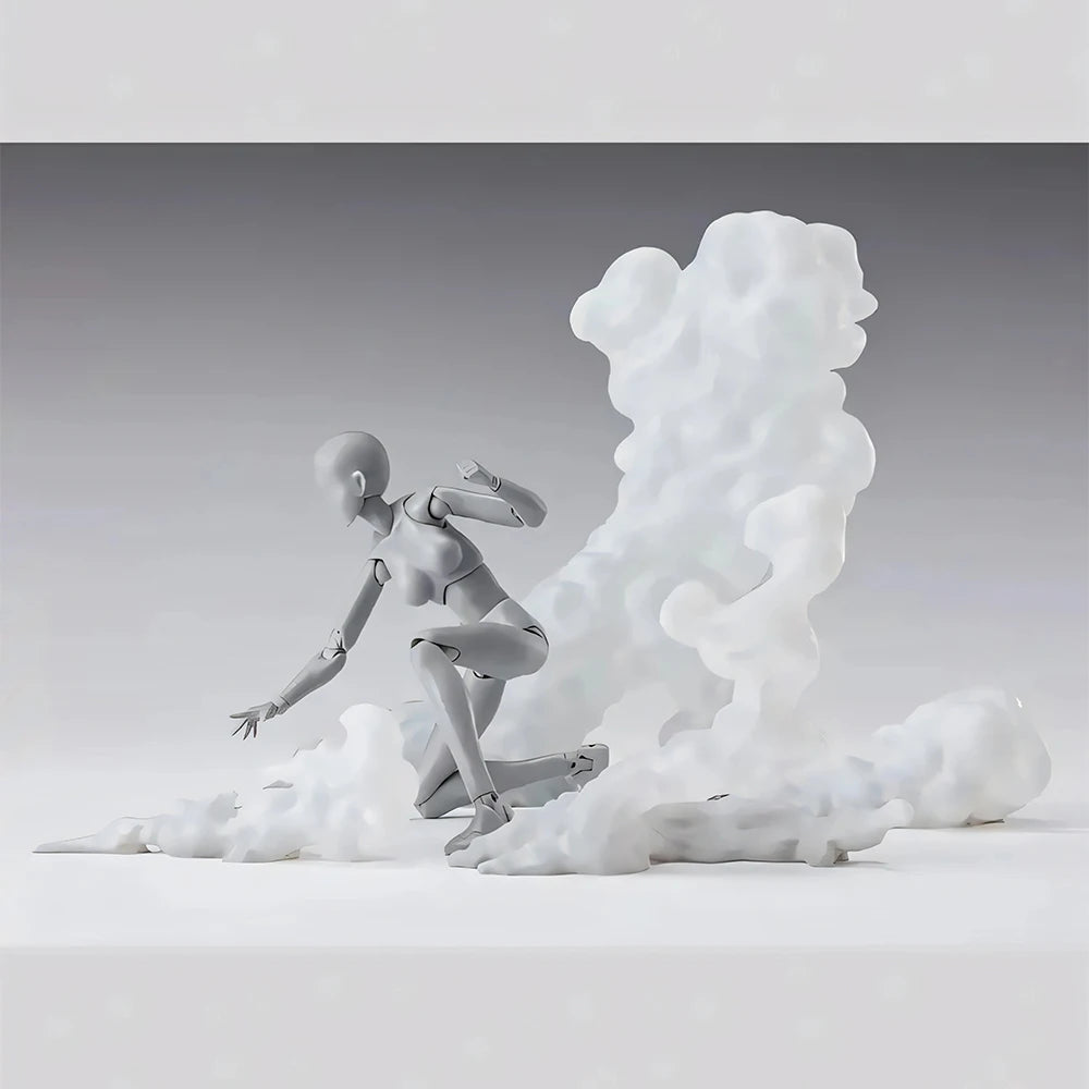Ac Toys Dragon Ball Effect Series S.H.F The Smoke Effect Piece White Ver. Action Anime Figures Ko Model Accessories Customized