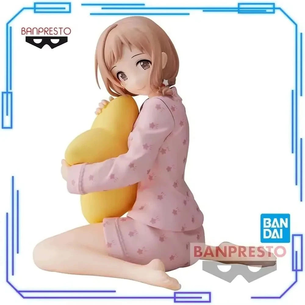 In Stock Bandai Original Genuine Banpresto THE IDOLM@STER: Shiny Colors Sakuragi Mano Relax Time 10cm Model Toy Figure Xmas Gift