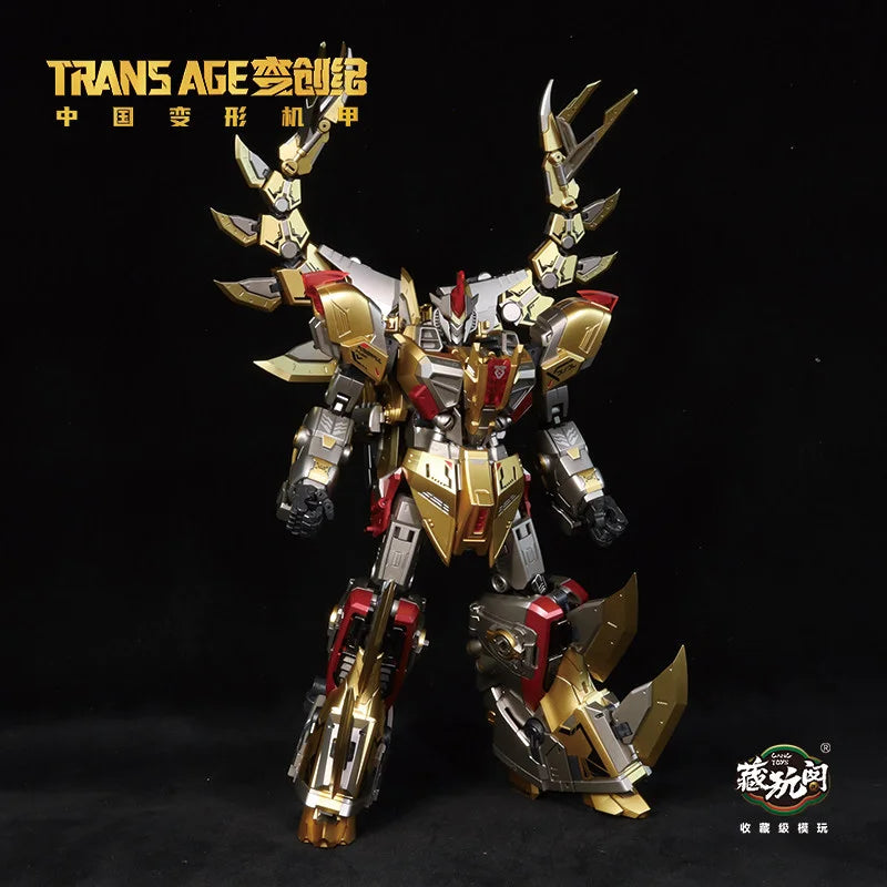In Stock CANG TOYS Transformation CT-LONGYAN Ct Longyan Volcanicus 6 in 1 Dinosaur Deformation Robot Action Figures
