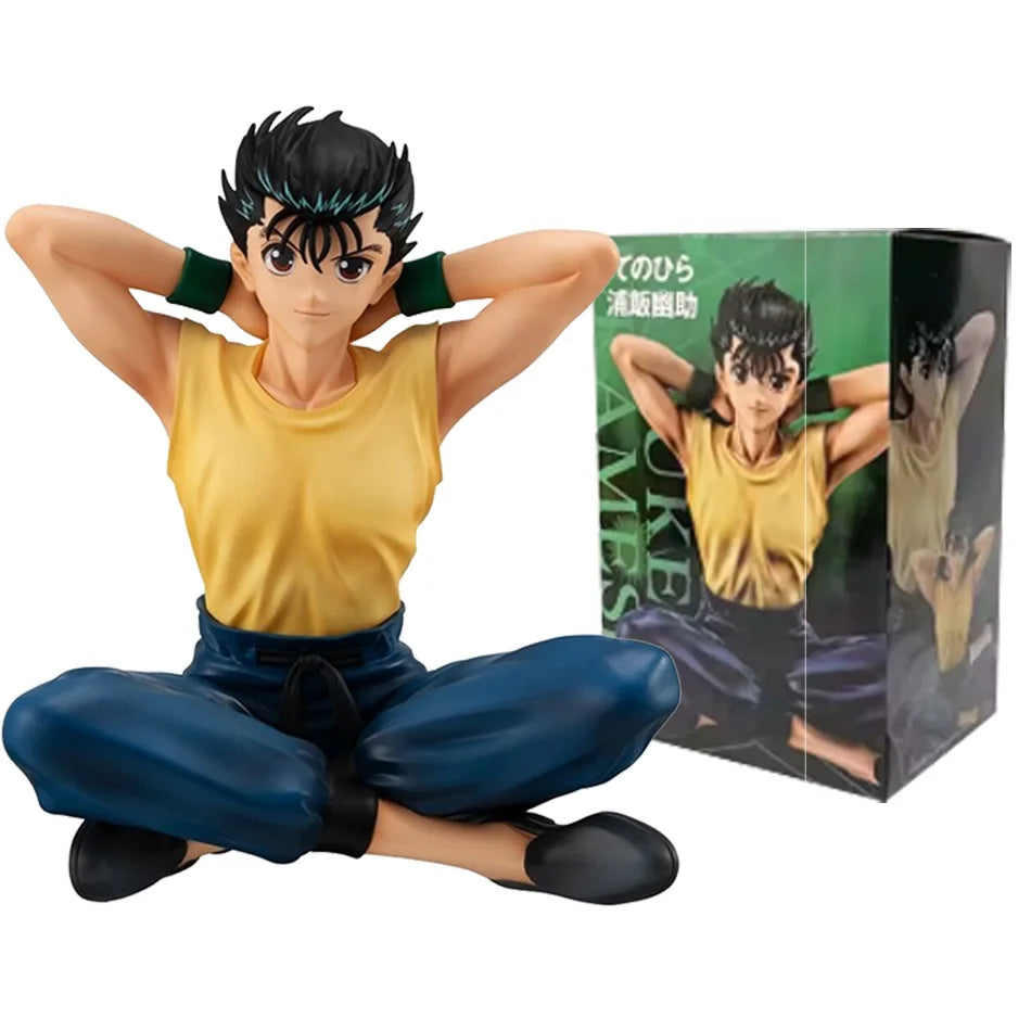 YuYu Hakusho 8cm Action Figure Set - Yusuke Urameshi Shuichi Minamino & Youko Kurama Palm Size Anime Collectible Model Doll Toys