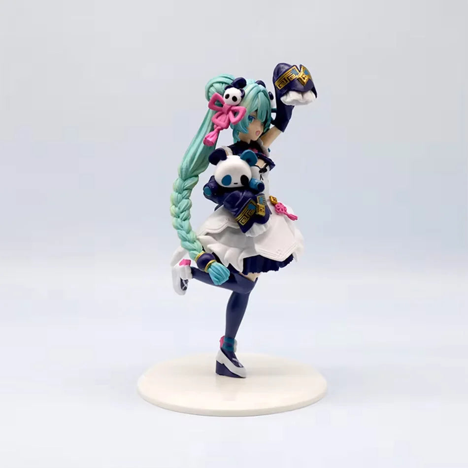 Hatsune Miku Figure National Style Fashion Panda MODERNCHINA Model Toys Gifts Collection Action Figure PVC