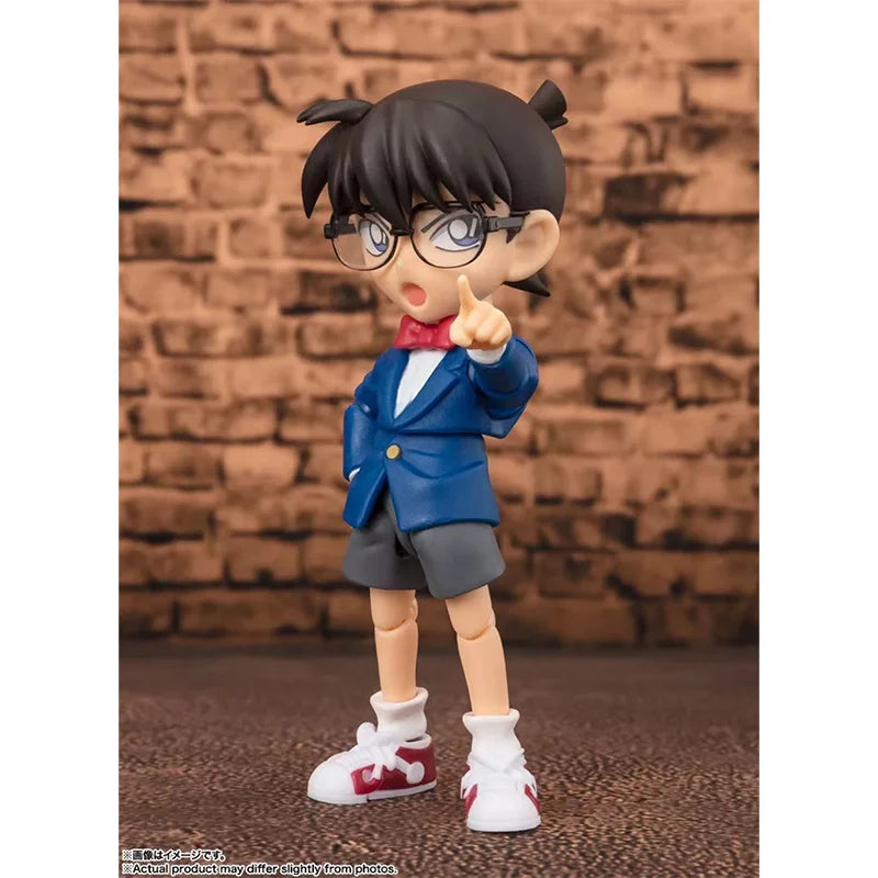 100% Original BANDAI S.H.Figuart SHF Conan Edogawa Resolution Part Detective Conan In Stock Anime Action Collection Figures Toys