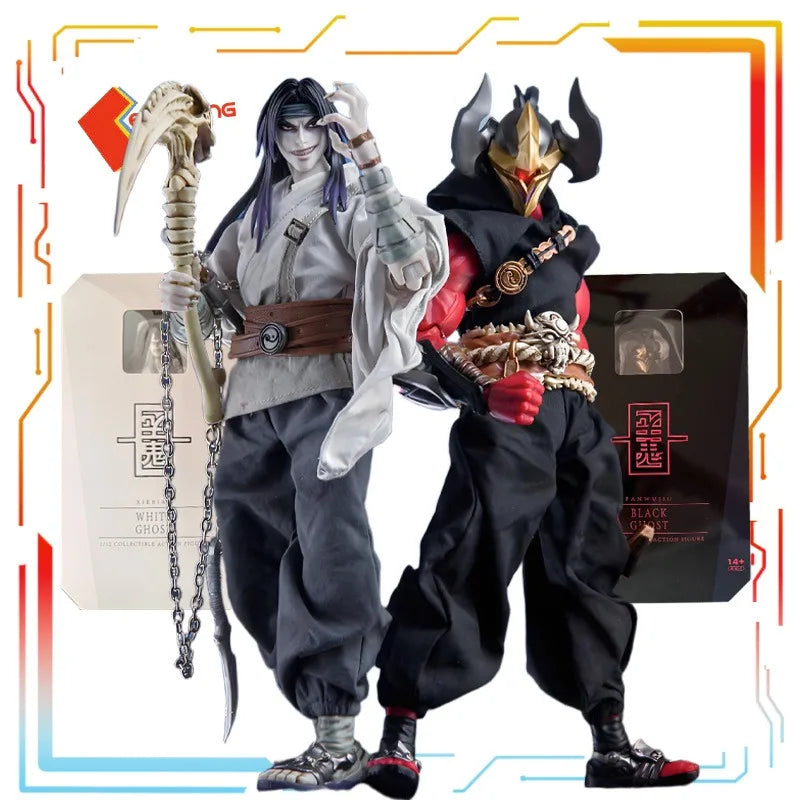 In Stock KEEPGOING Original Ghosts Series Black and White Impermanence Action Figure Model Toys Collectible Model Gifts for Boys