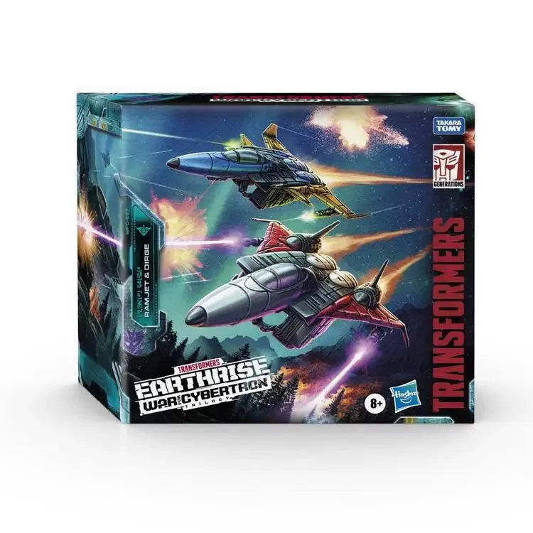 【Spot Goods】Hasbro Transformers War Original for Cybertron Earthrise WFC-E27 Ramjet Dirge Suit Voyager-class Anime Action Figure