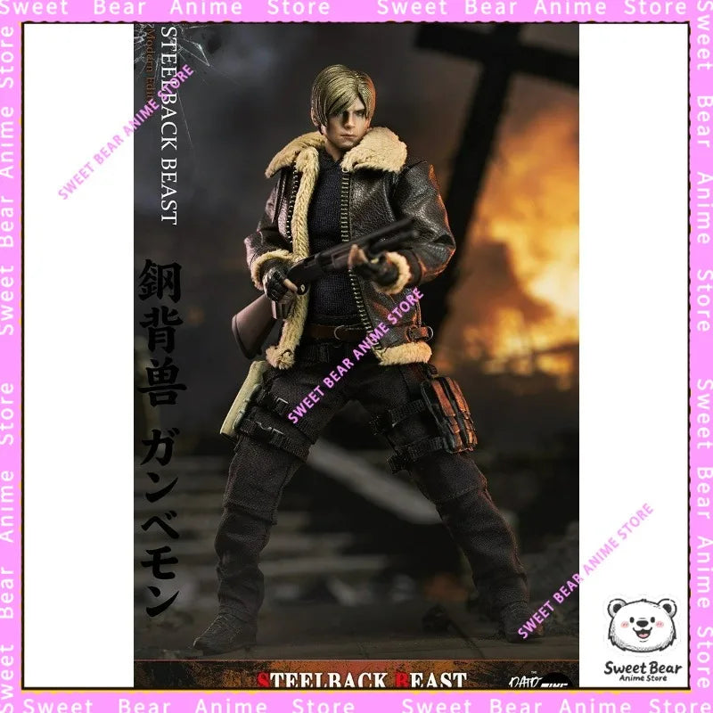 In Stock PATRIOT STUDIO Leon Resident Evil Steelback Beast 1/12 Scale Action Figure Anime Model Trendy Toys Desktop Doll